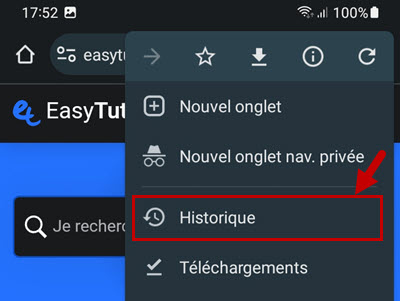 Capture Android suppression cache Google Actualités
