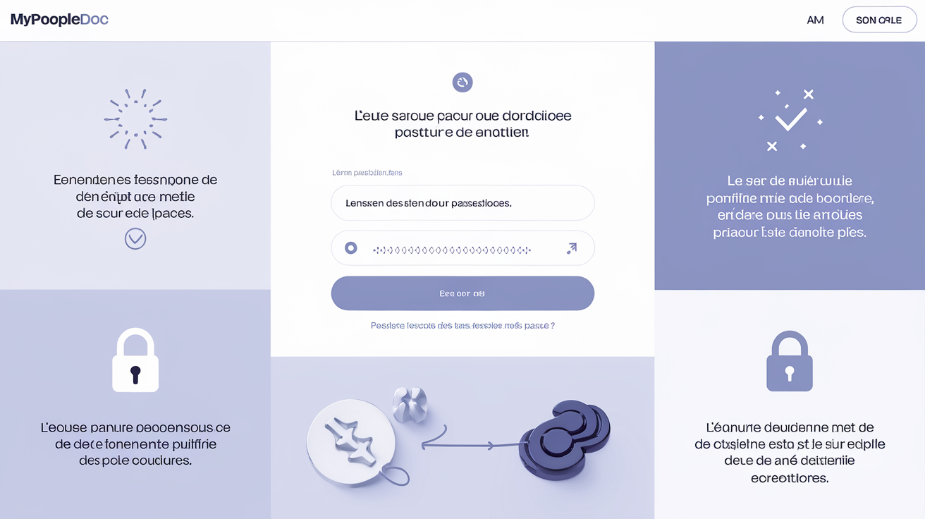 Formulaire création mot de passe MyPeopleDoc