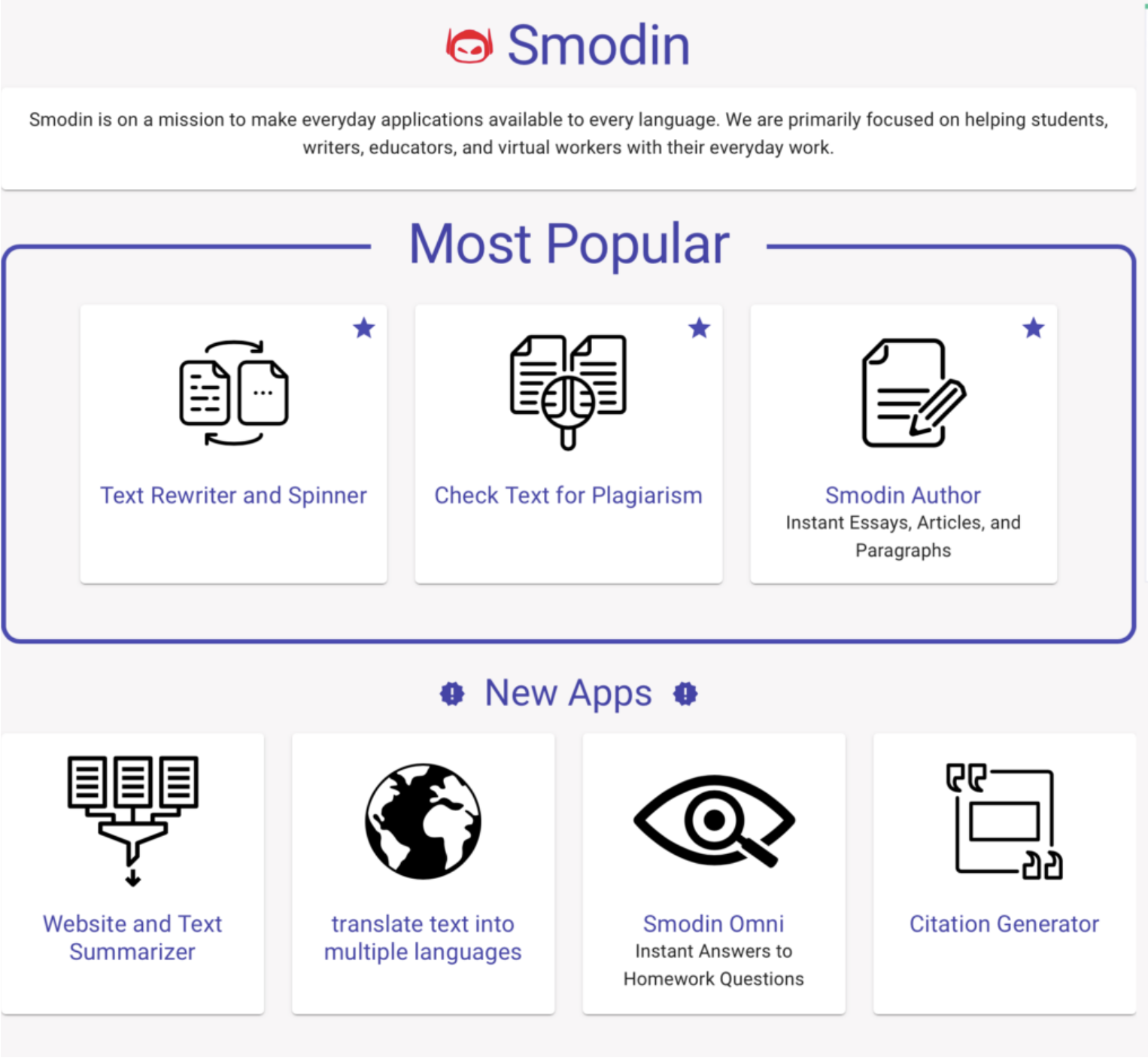 Capture d’écran du paramètre Force sur l’interface de Smodin