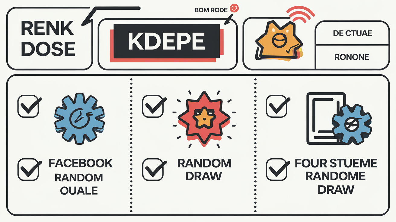Checklist des fonctionnalités essentielles pour un outil de tirage au sort Facebook et Instagram