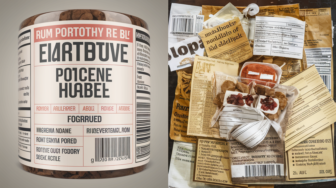 Comparatif étiquette claire vs illisible : conformité DGCCRF