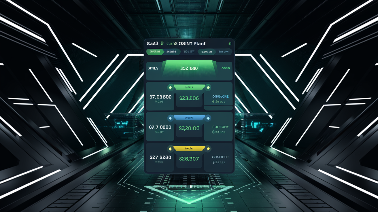Tableau comparatif des plans tarifaires d'OSINT Industries
