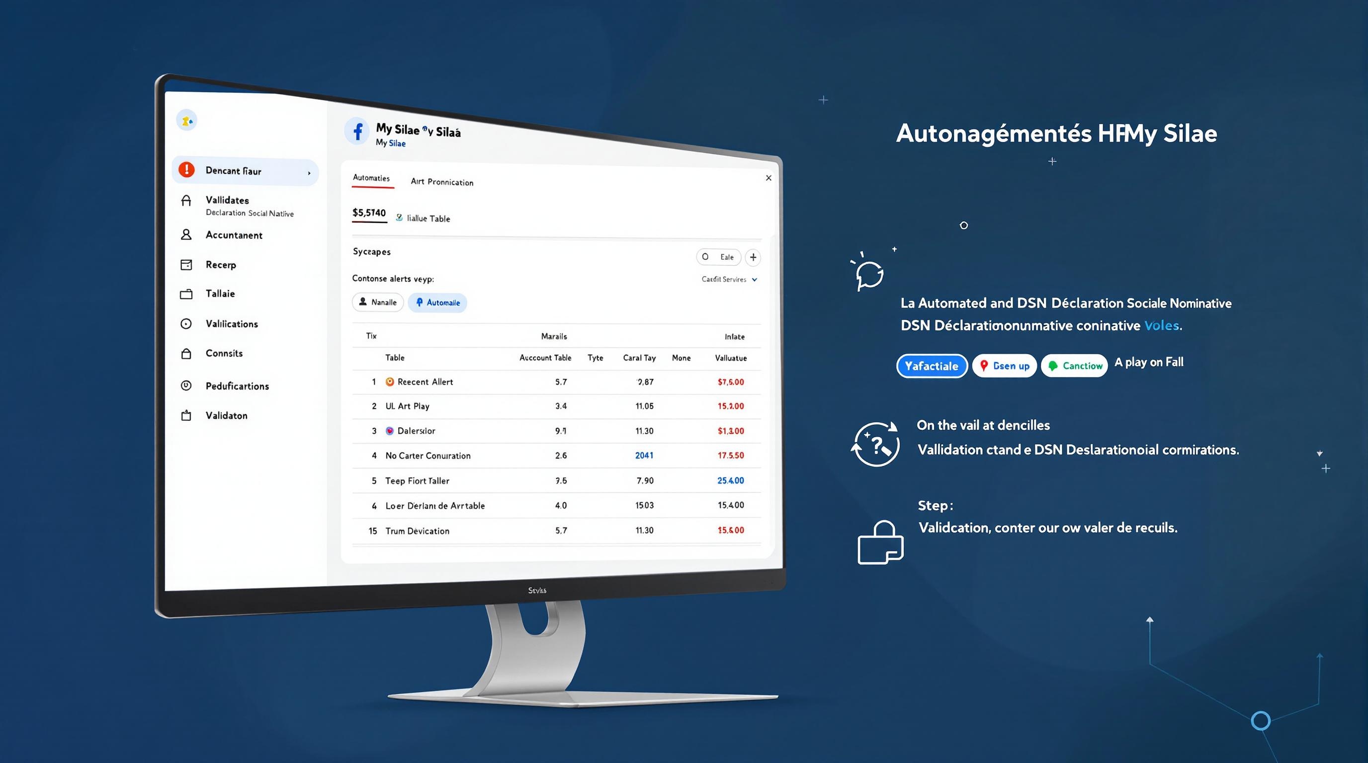 Interface de gestion DSN automatisée sur My Silae