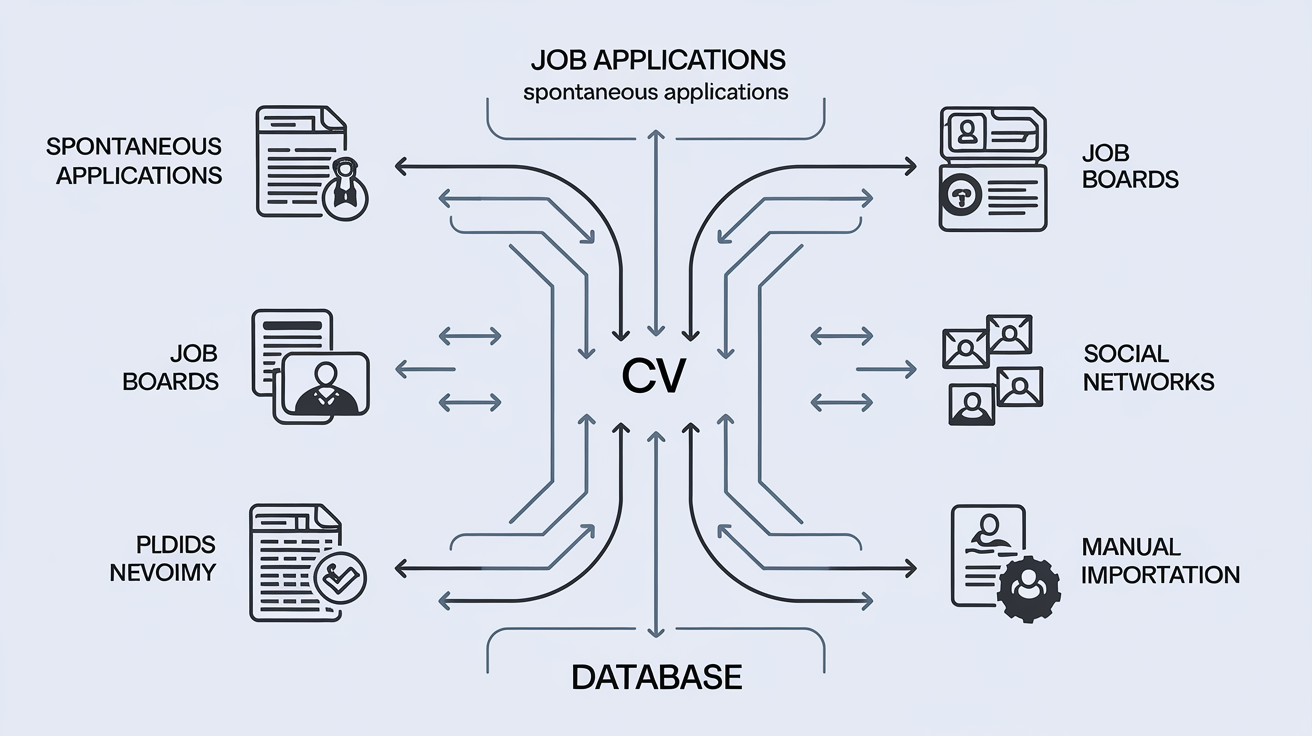 Sources d'acquisition des CV pour une CVthèque