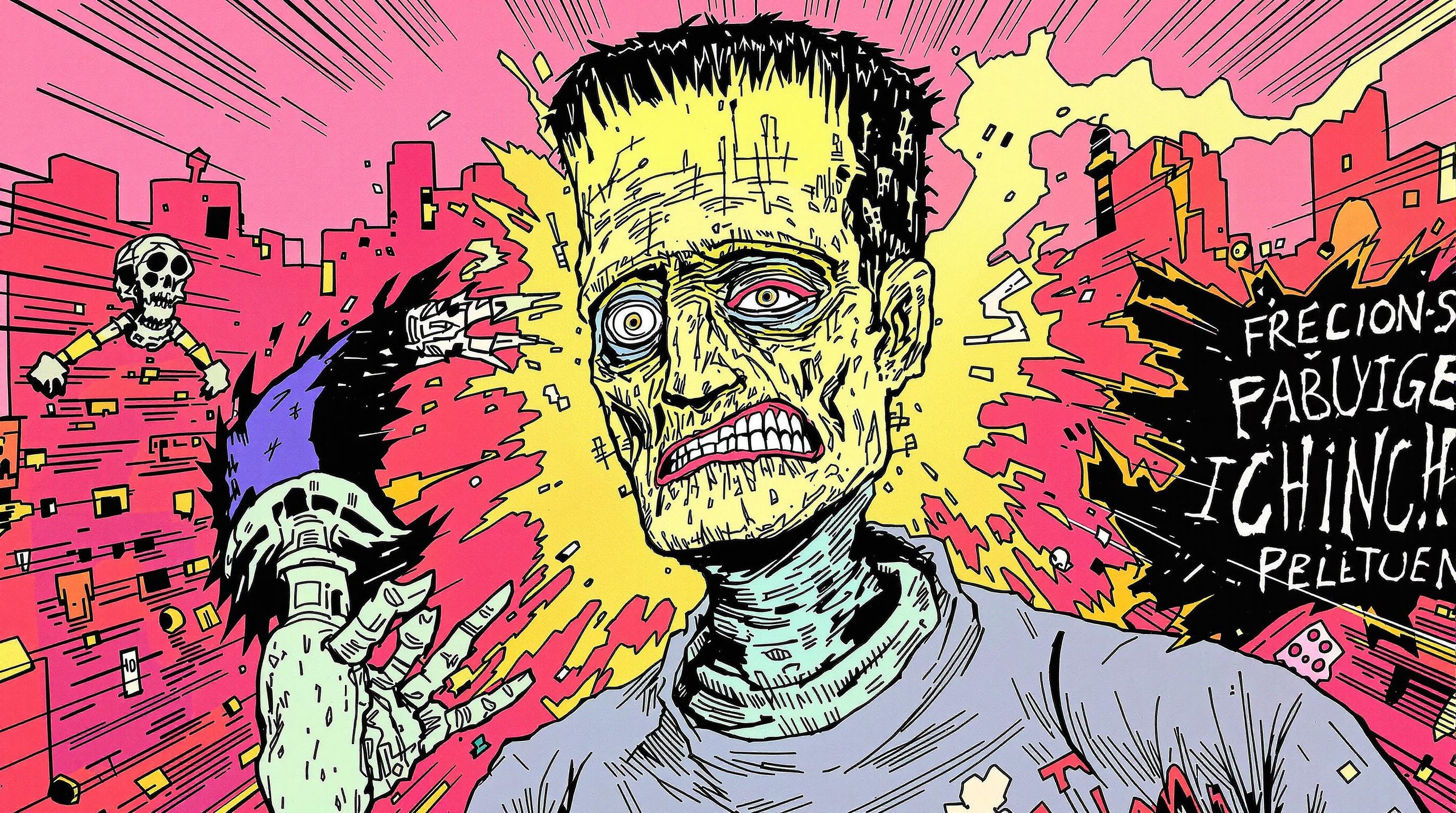 échec IA bd monstre frankenstein
