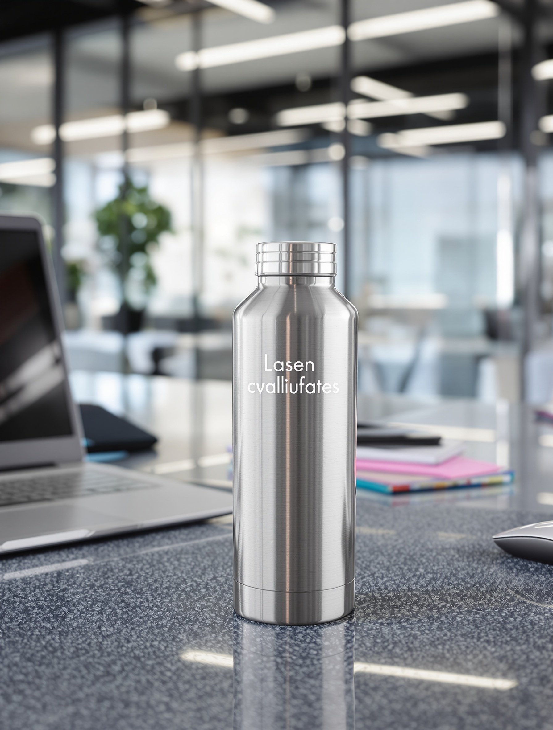 gourde publicitaire inox gravure laser onboarding ESN