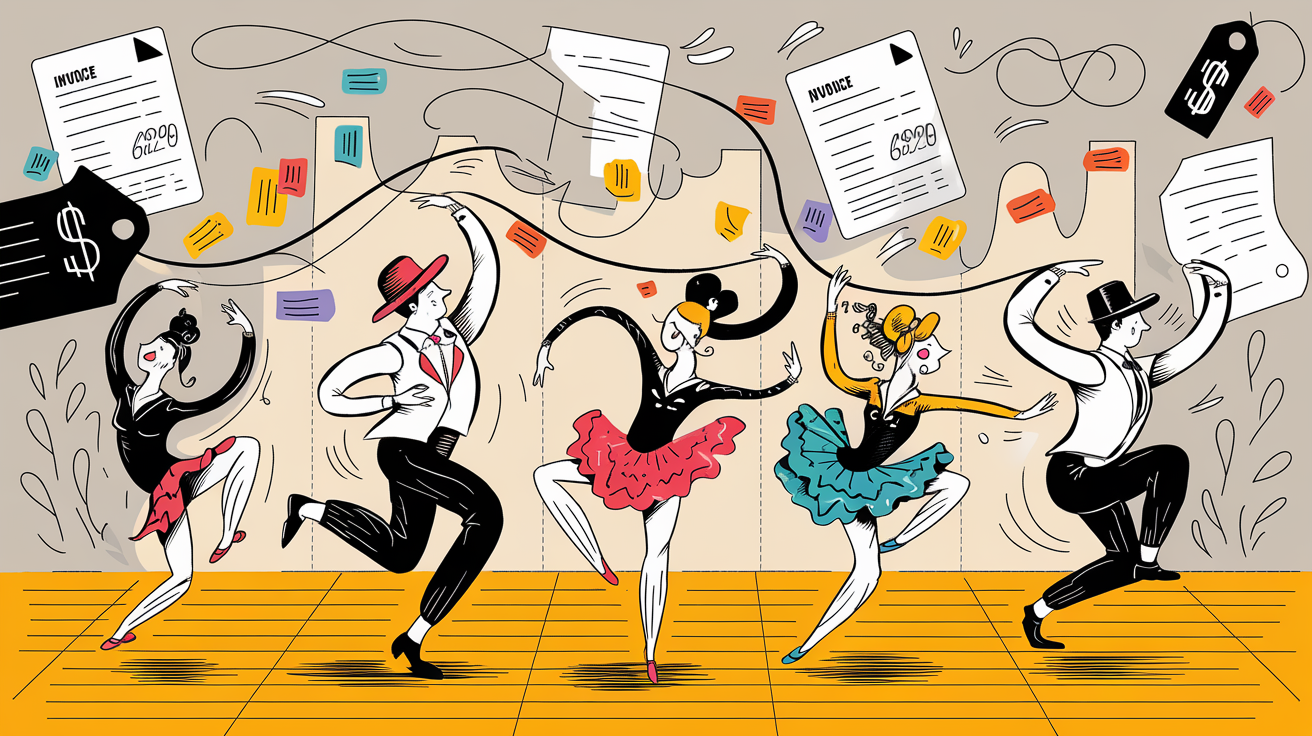 Charges variables danseurs volume ventes PME