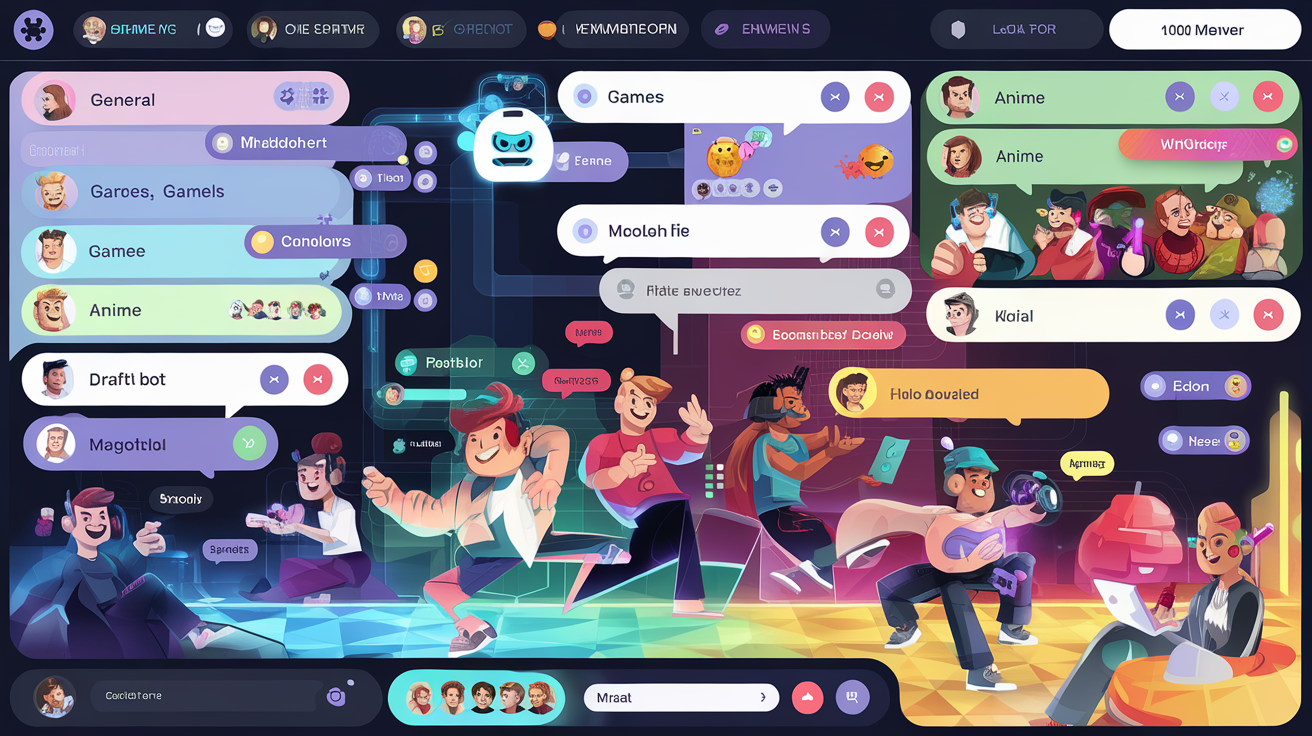 Serveur Discord gaming avec MEE6 et DraftBot