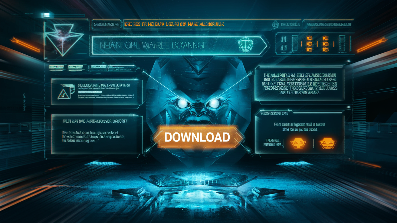 Illustration d'un faux téléchargement de mise à jour contenant un malware