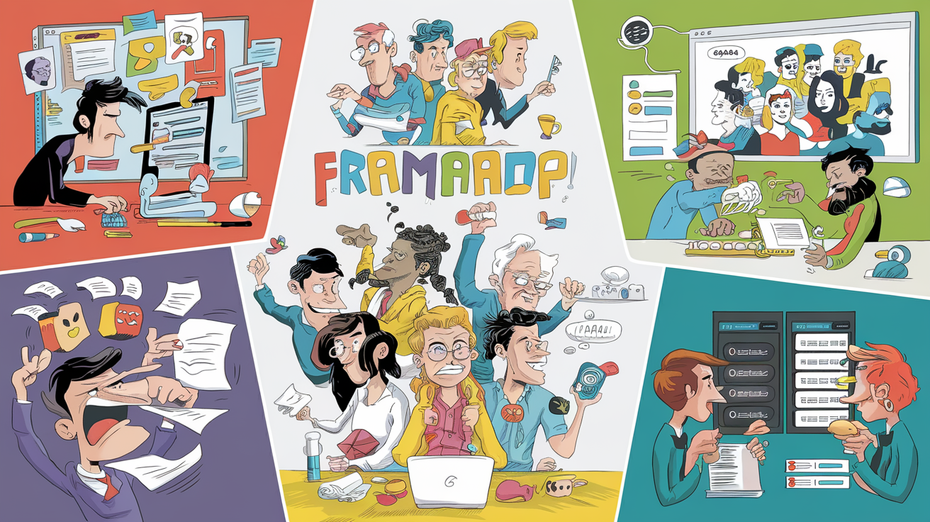 Illustration montrant des étudiants, des collectifs associatifs, des agences SEO et des chefs de projet utilisant chacun leur éditeur collaboratif idéal.