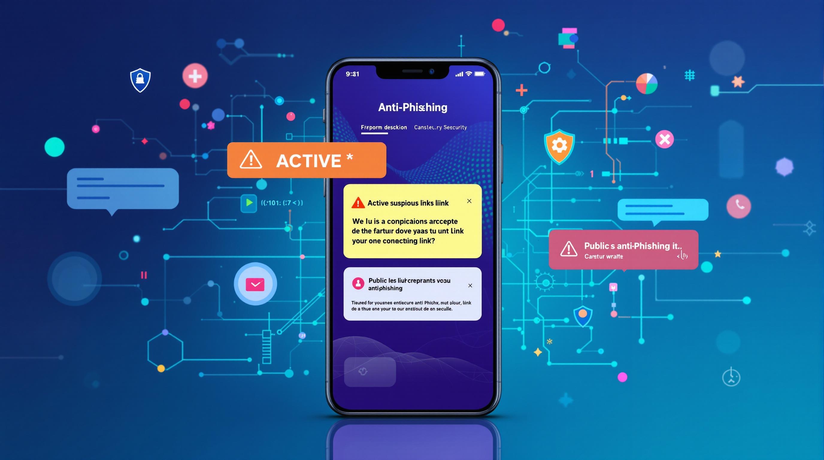 Application anti-phishing active sur smartphone