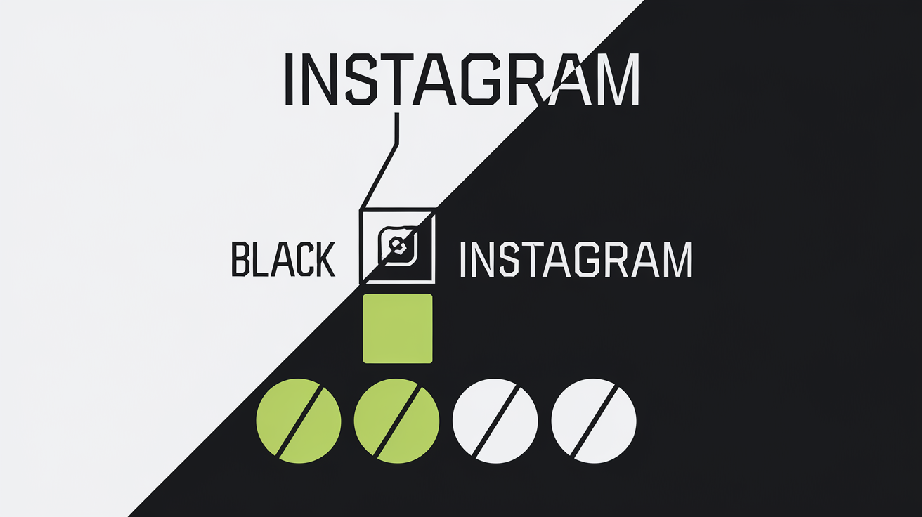 Comparatif consommation OLED fond blanc contre noir sur Instagram