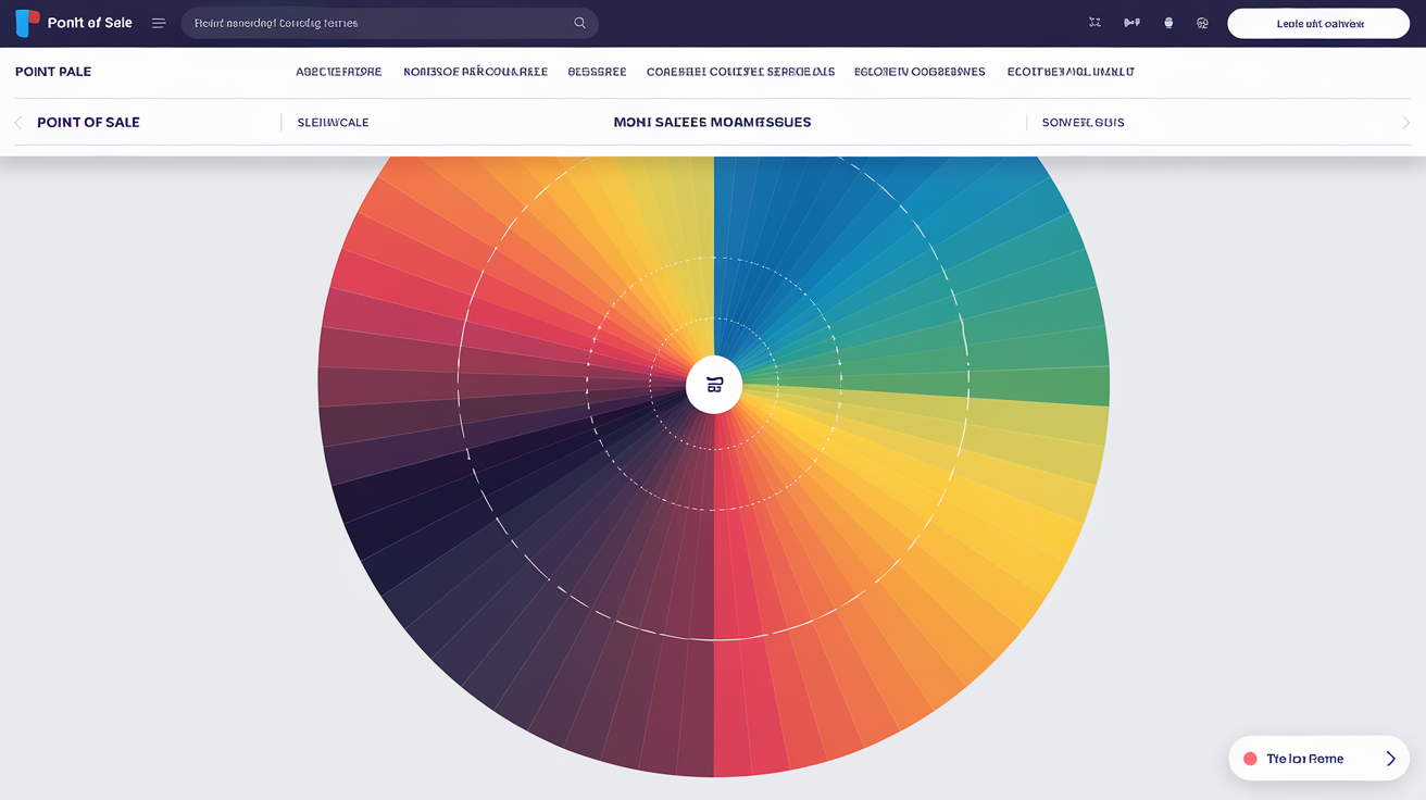 Carte isochrone générée par Widely autour d’un point de vente