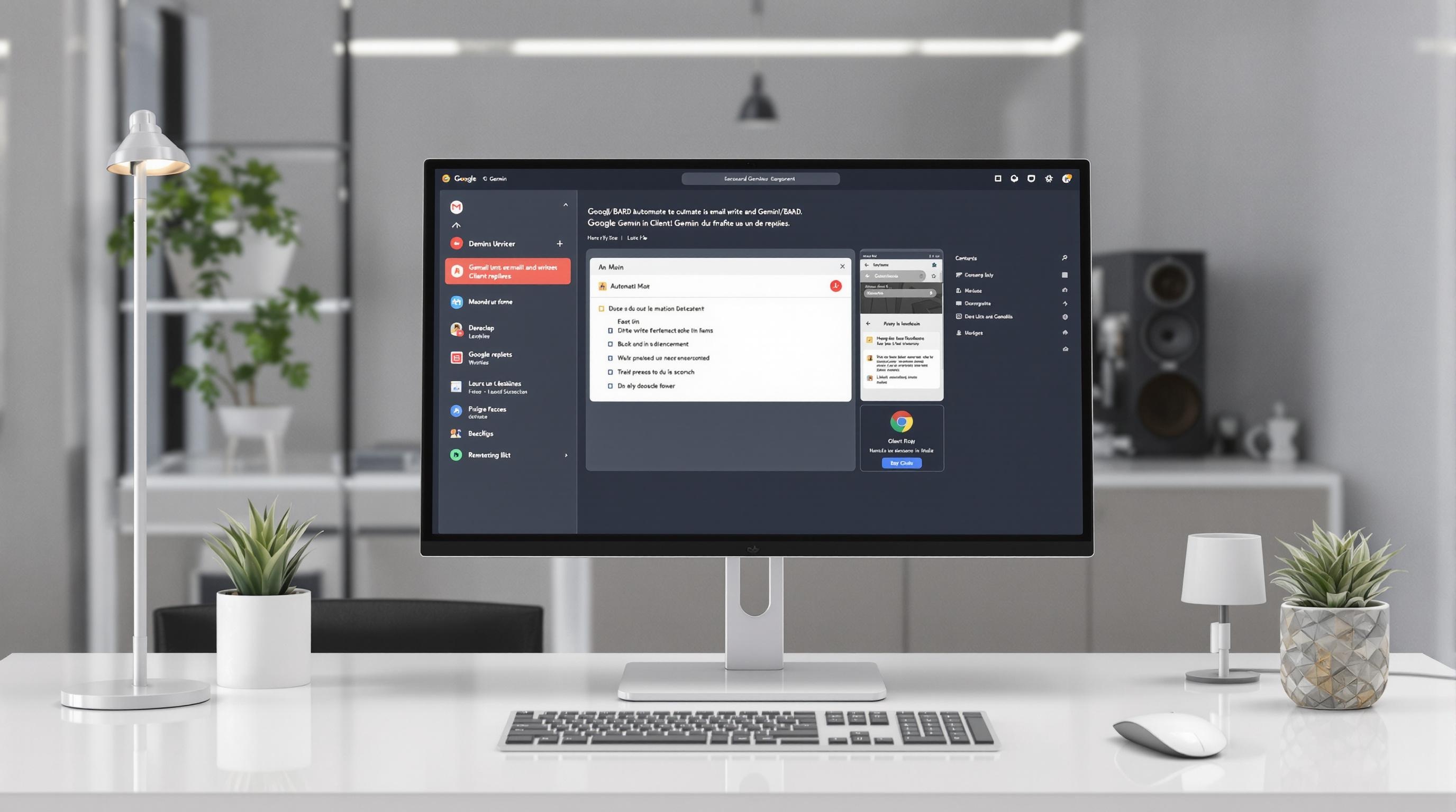 Checklist pour automatisation de rédaction d'e-mails avec Gemini