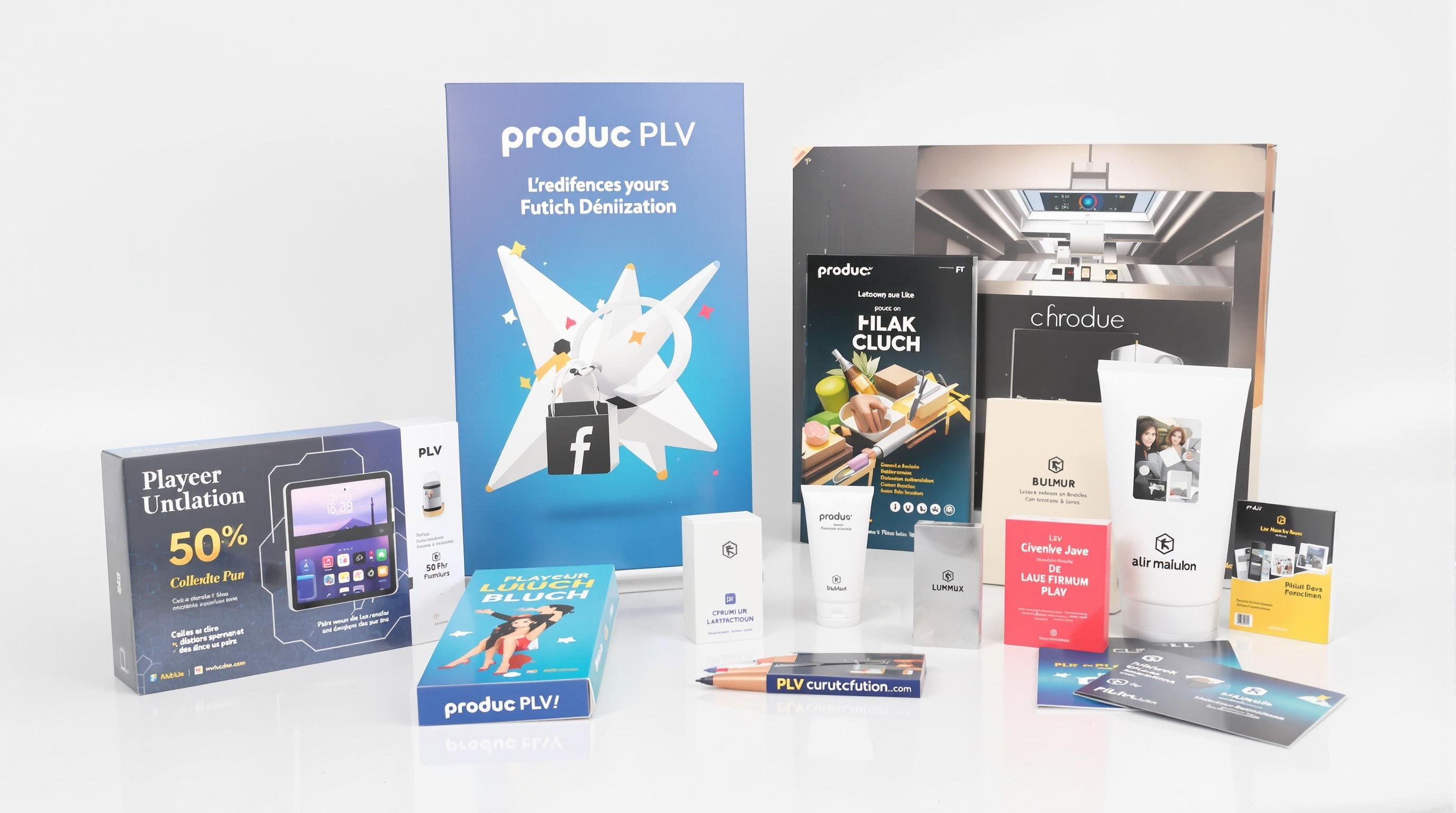 Kit PLV personnalisé prêt à l’emploi pour un point de vente