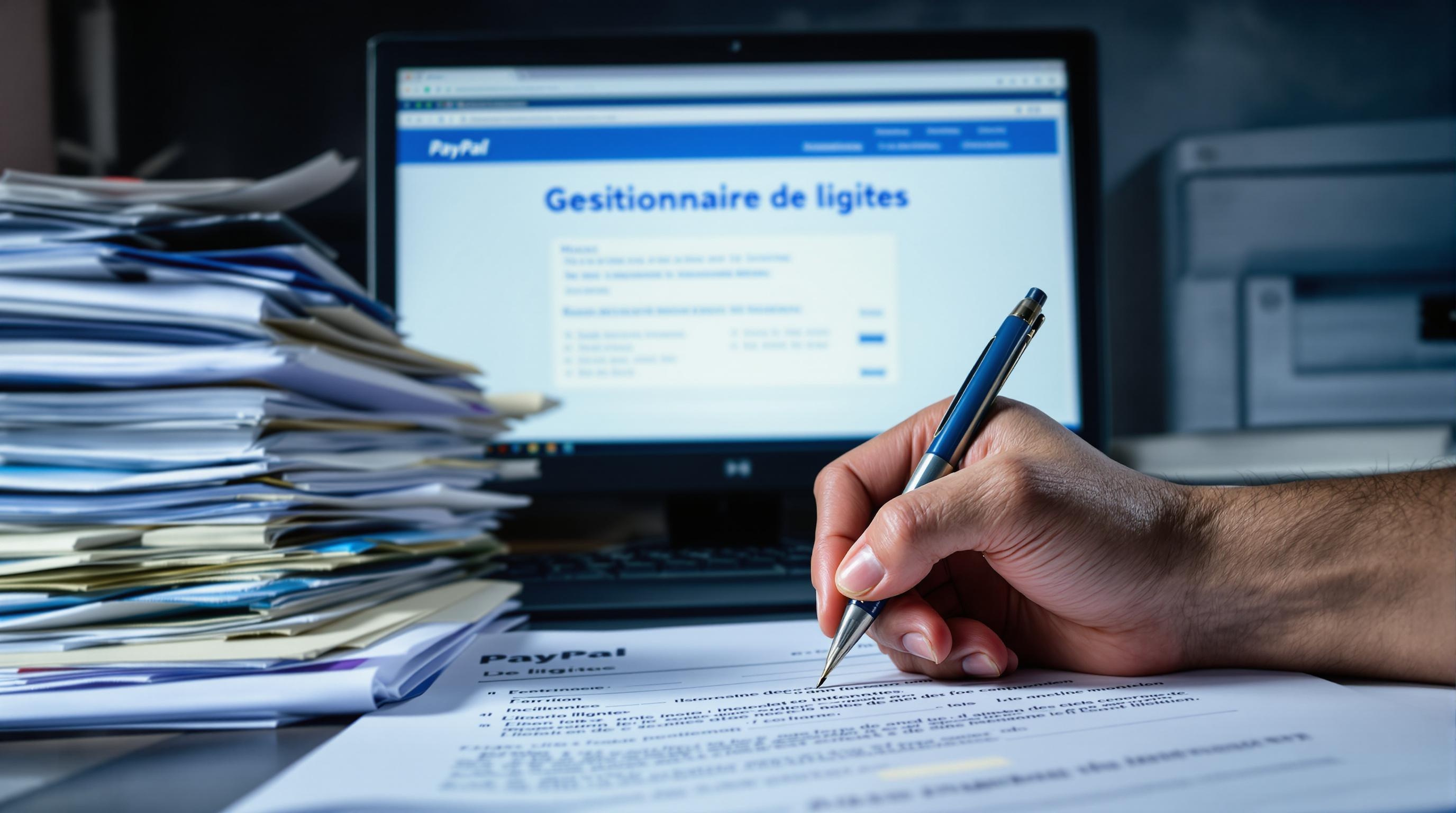 dossier gestionnaire litiges PayPal
