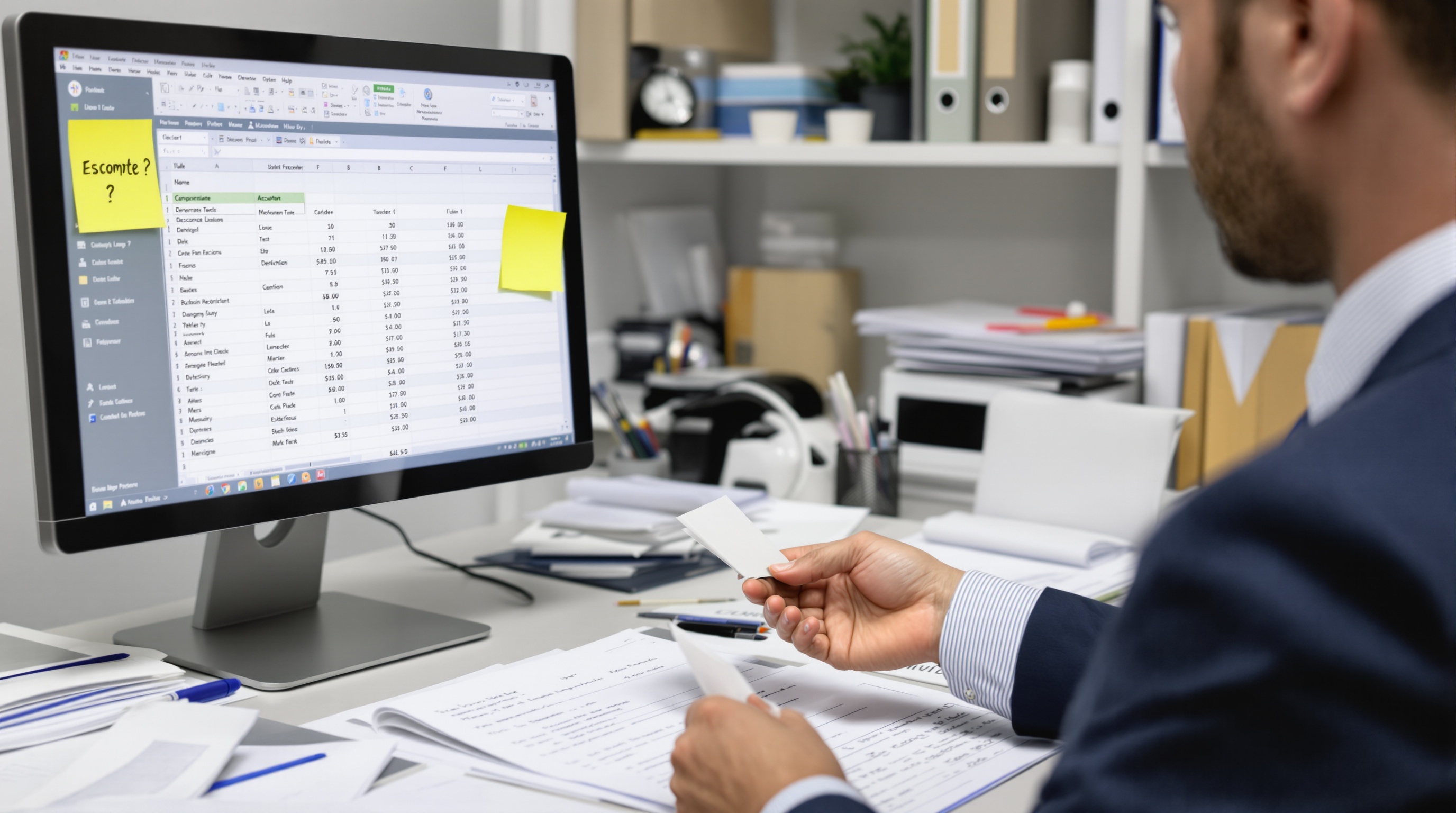 Client professionnel effectuant un paiement anticipé pour escompte
