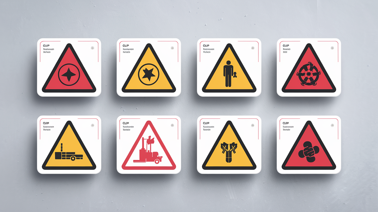 Les 9 pictogrammes de danger SGH/CLP