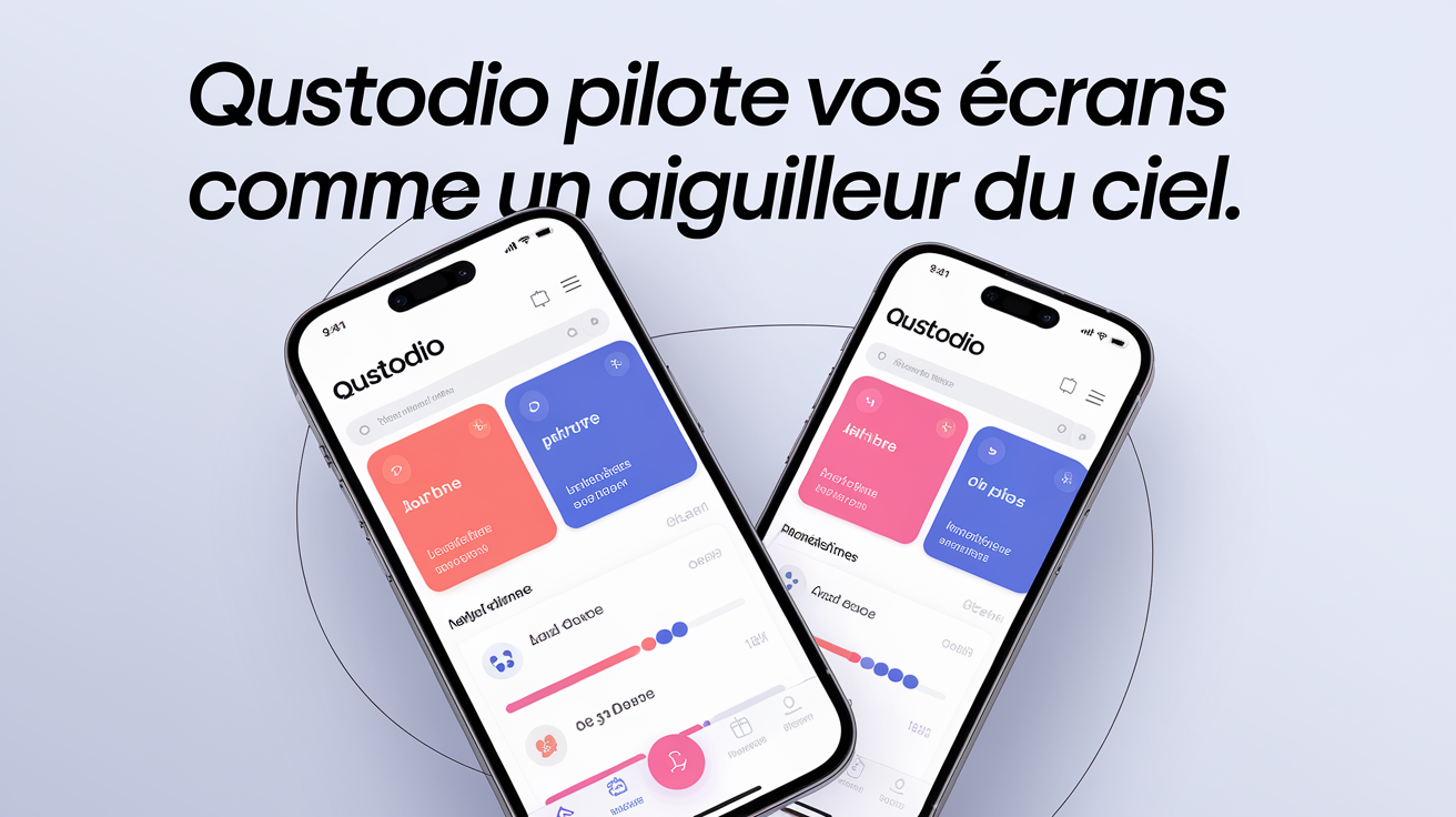 Qustodio dashboard sur iPhone et Android