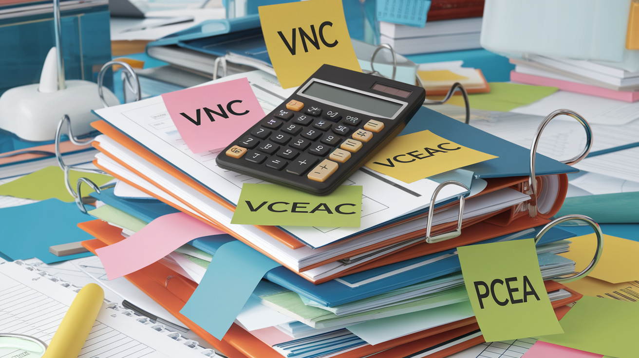 Illustration des acronymes comptables
