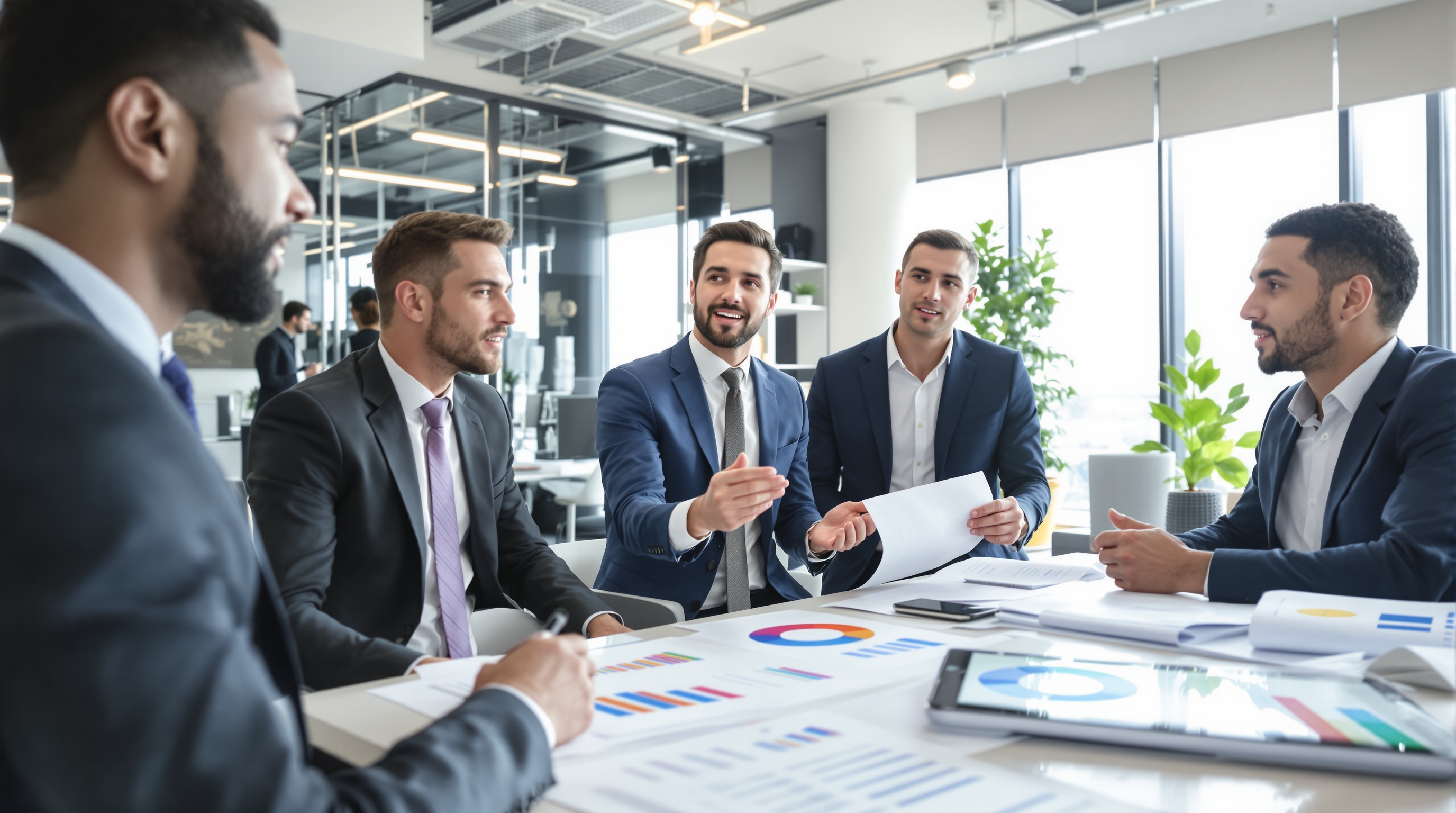 Discussion commerciale autour d'une remise en B2B