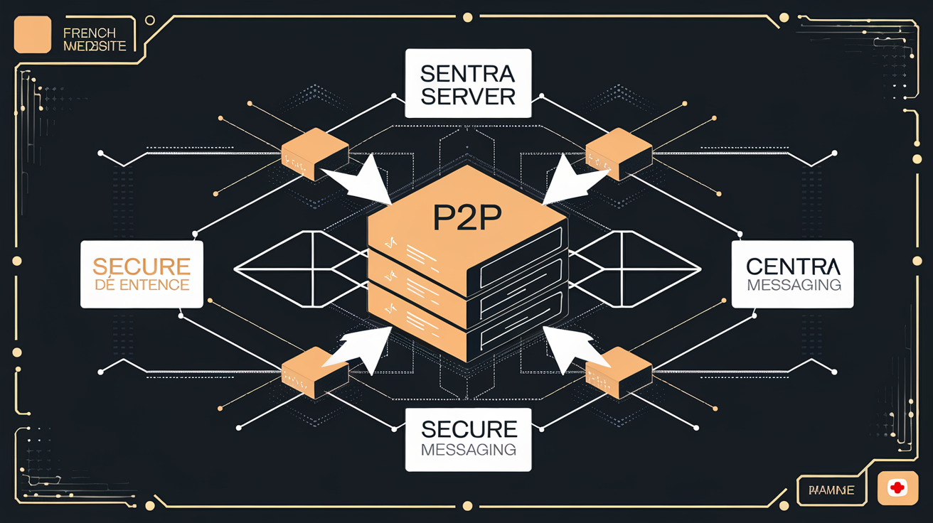 schéma architecture peer-to-peer Olvid