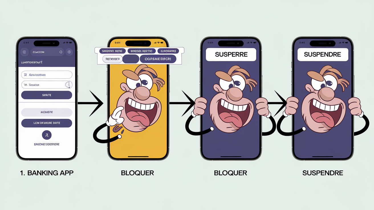 Étapes pour bloquer un prélèvement GIEPS sur une application bancaire