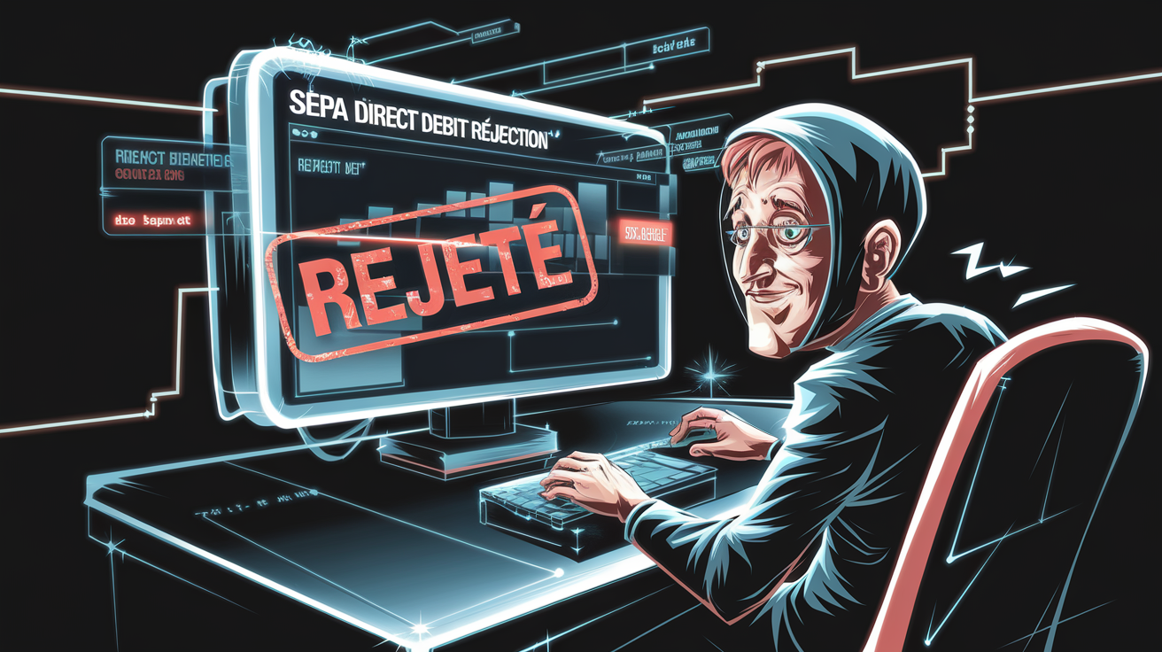 Étapes pour rejeter un prélèvement SEPA via une application bancaire