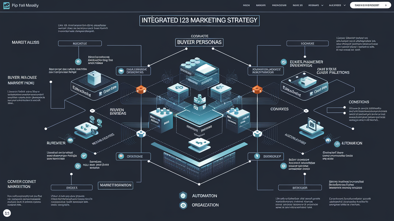 Schéma Stratégie Marketing B2B Intégrée