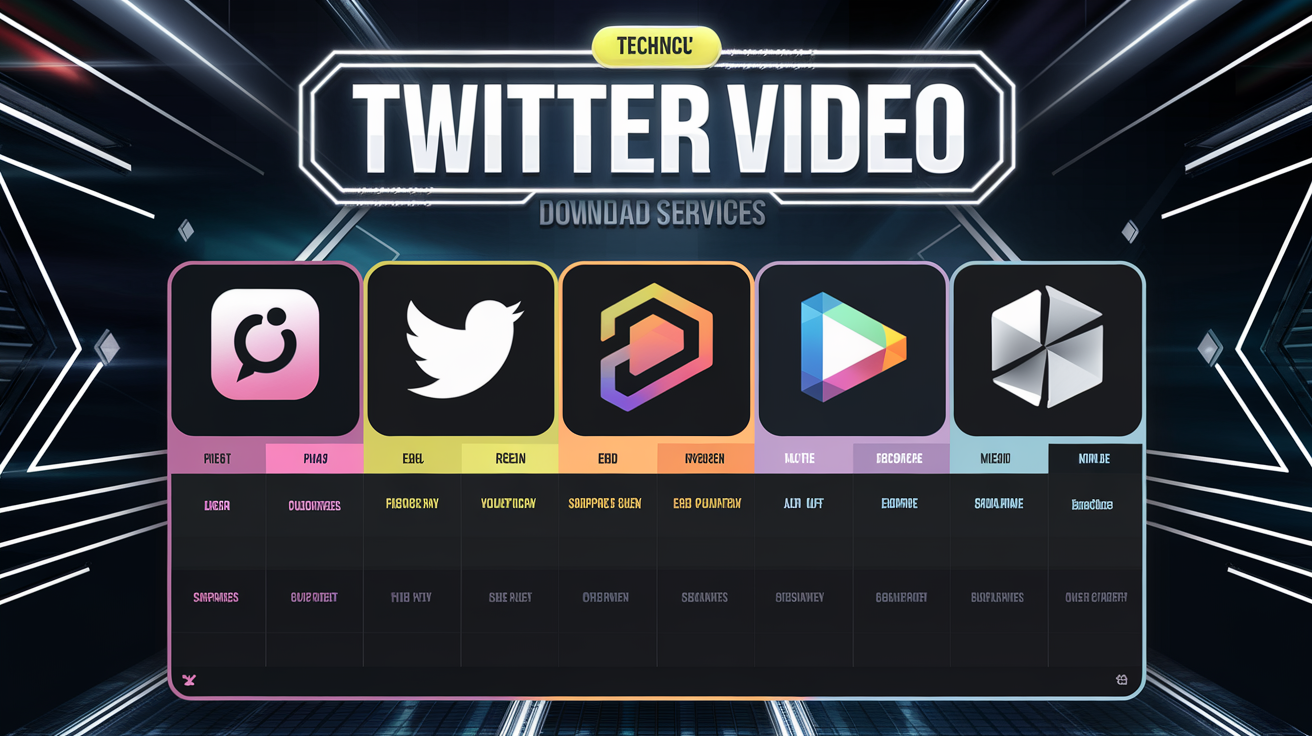 Tableau comparatif des meilleurs téléchargeurs vidéo Twitter