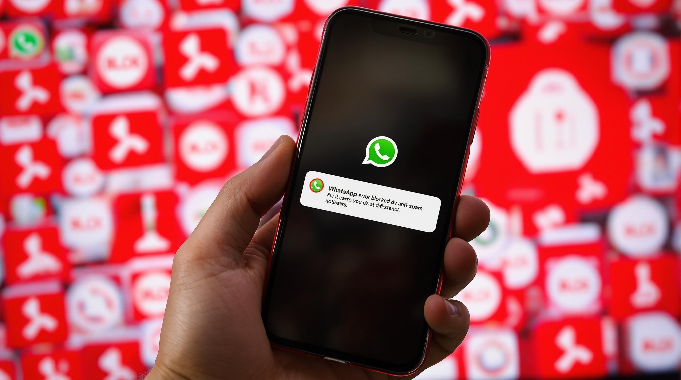 Erreur filtrage anti-spam sur WhatsApp numéro virtuel