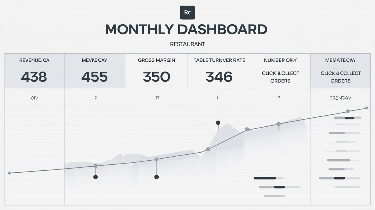 Template dashboard KPI restaurant tout-en-un