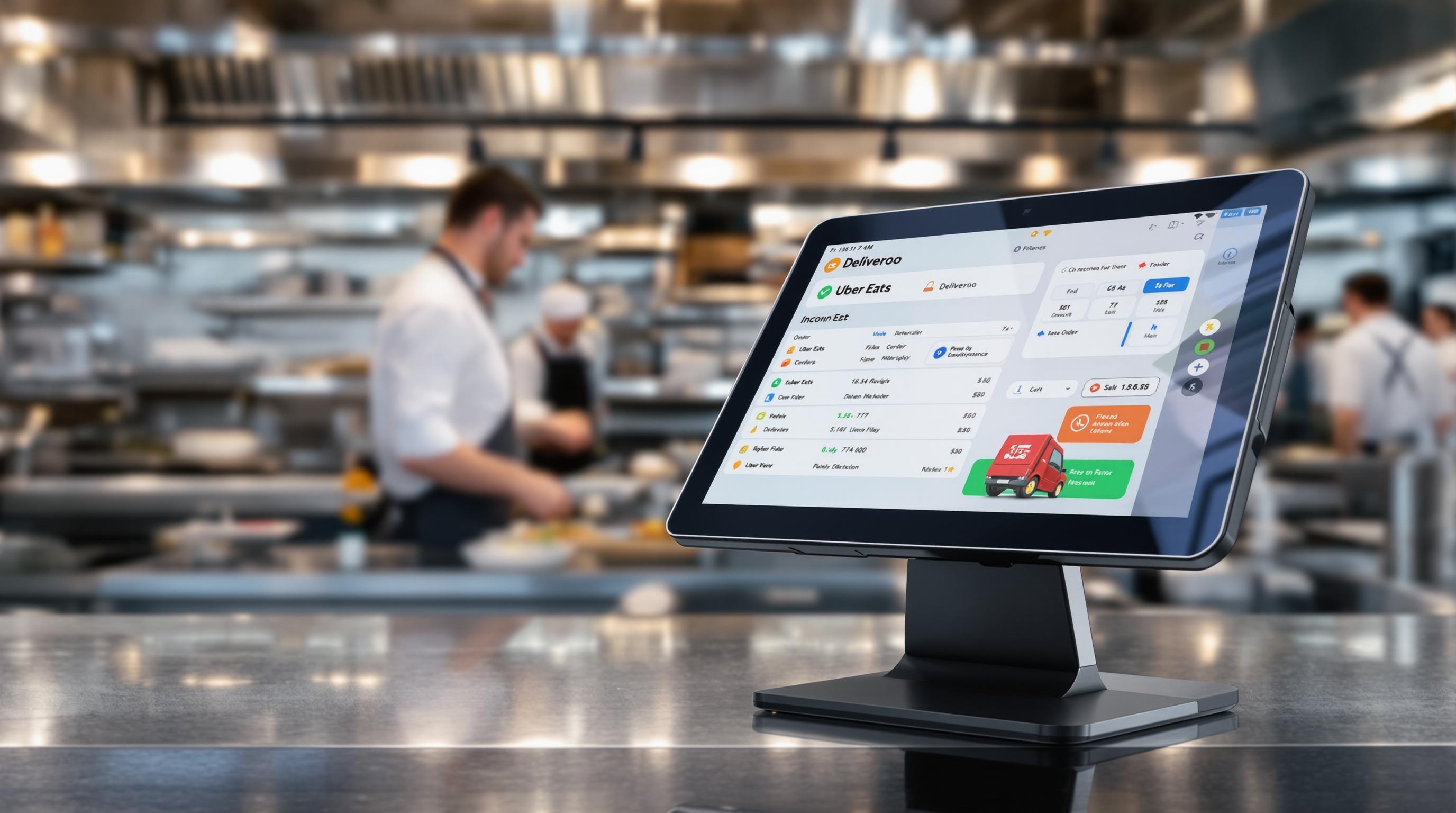Intégration Uber Eats Deliveroo Popina commandes caisse restaurant