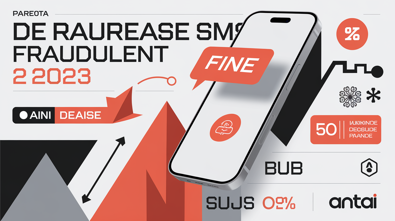 Graphique montrant la hausse des SMS frauduleux ANTAI en France en 2023