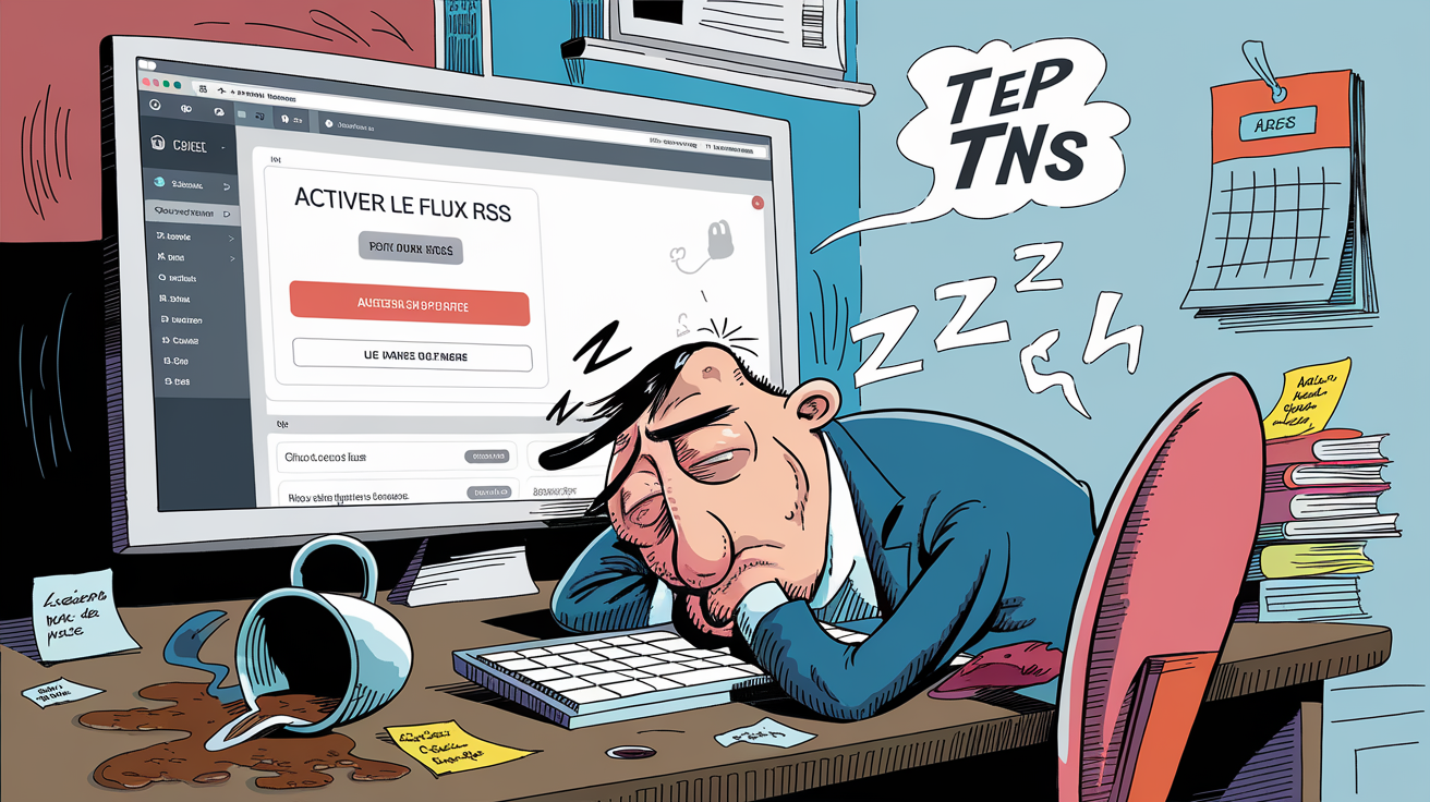 Un webmestre activant l'option RSS sur WordPress